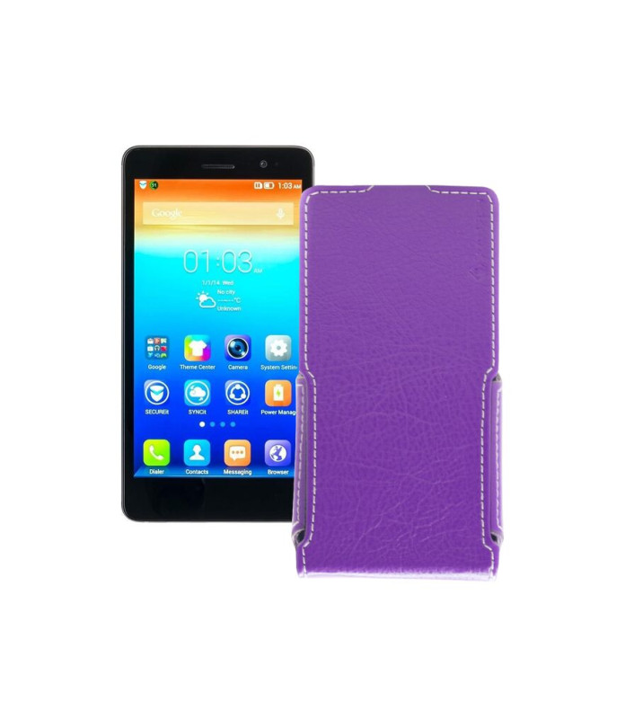 Чохол-флип з екошкіри для телефону Lenovo S860