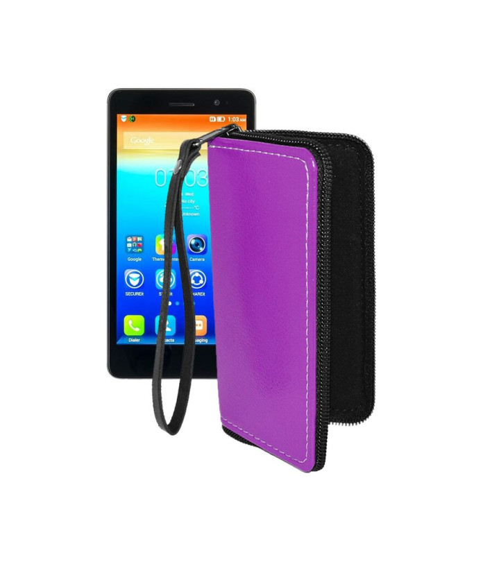 Чохол-гаманець з екошкіри для телефону Lenovo S860