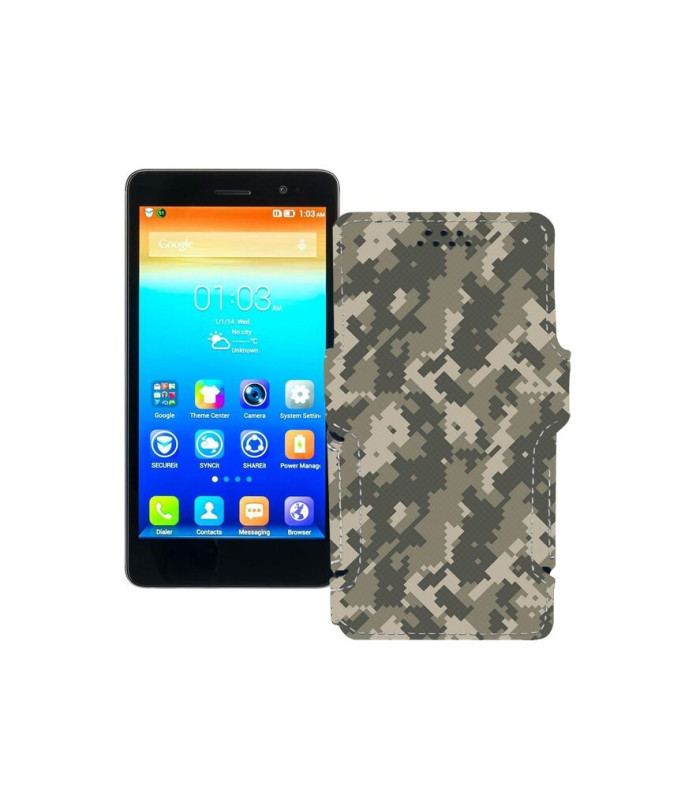 Чохол-книжка з екошкіри для телефону Lenovo S860