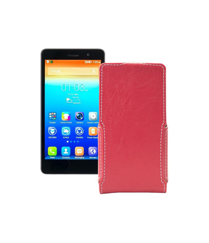 Чохол-флип з екошкіри для телефону Lenovo S860