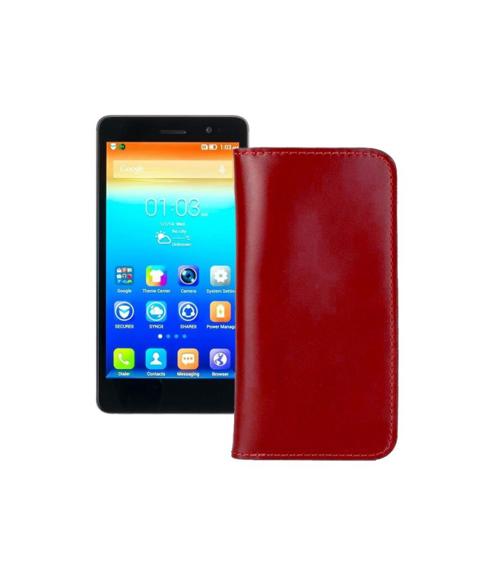 Портмоне з шкіри для телефону Lenovo S860
