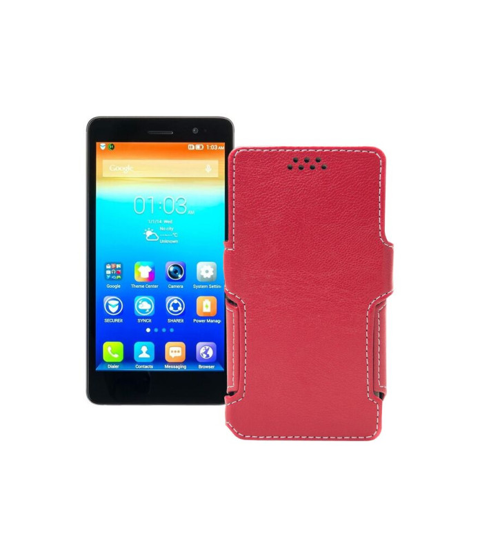 Чохол-книжка з екошкіри для телефону Lenovo S860
