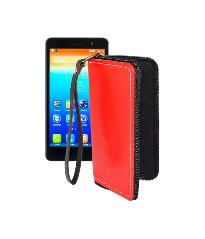 Чохол-гаманець з екошкіри для телефону Lenovo S860