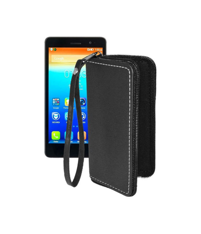 Чохол-гаманець з екошкіри для телефону Lenovo S860