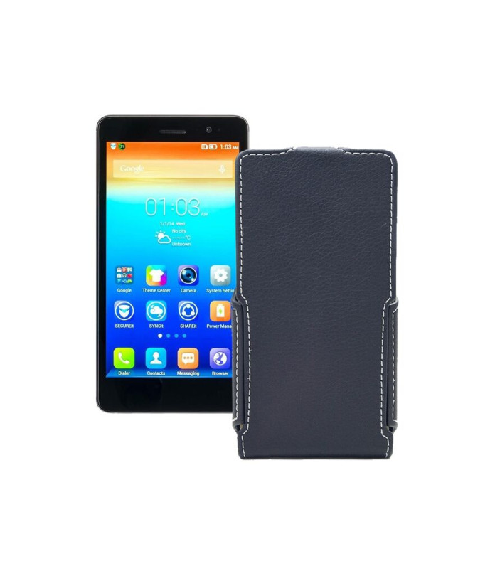 Чохол-флип з екошкіри для телефону Lenovo S860