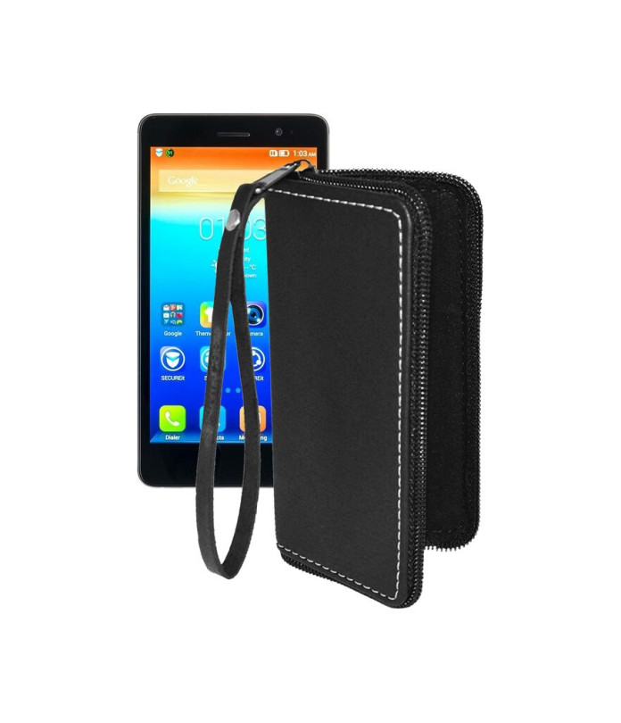 Чохол-гаманець з екошкіри для телефону Lenovo S860