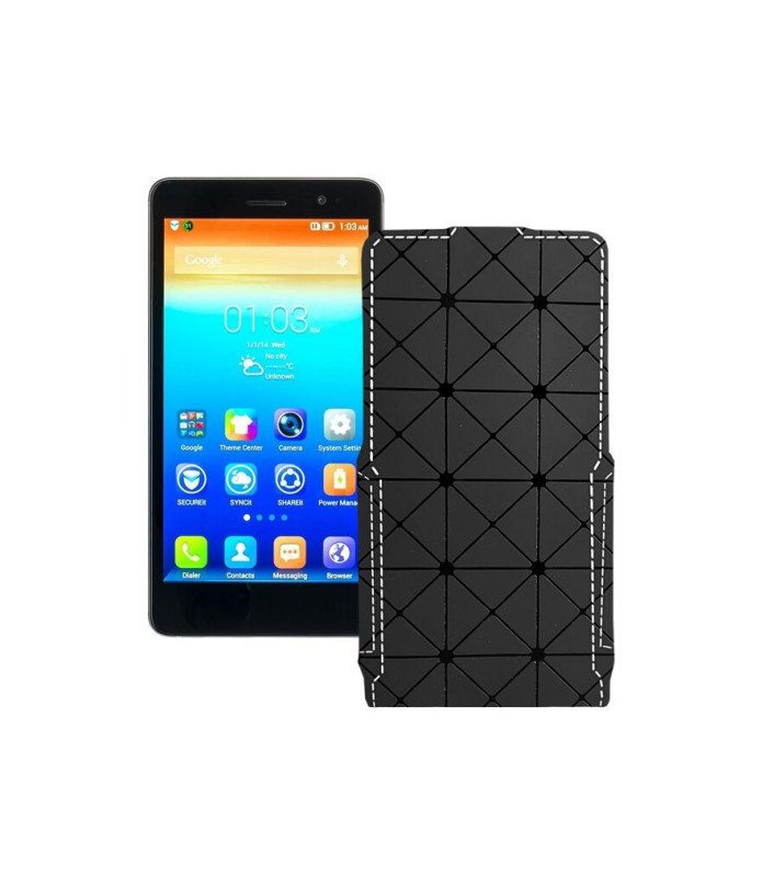 Чохол-флип з екошкіри для телефону Lenovo S860