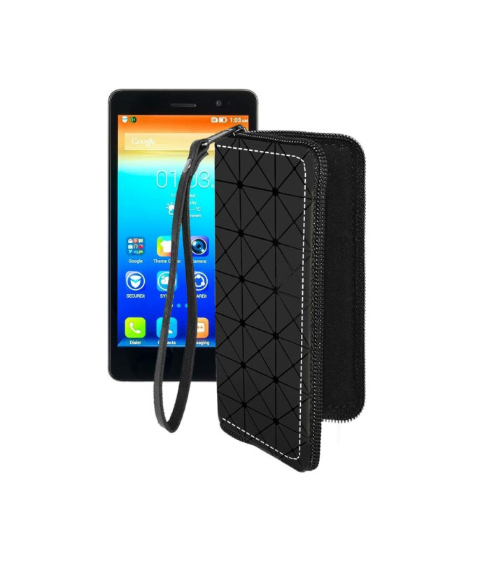 Чохол-гаманець з екошкіри для телефону Lenovo S860