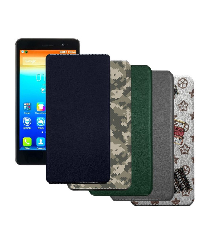 Накладка з екошкіри для телефону Lenovo S860