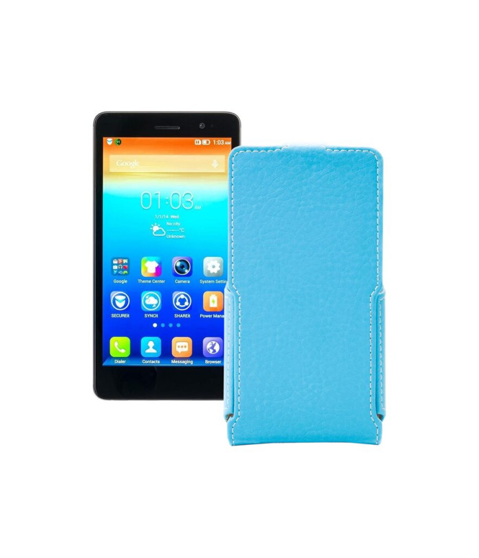 Чохол-флип з екошкіри для телефону Lenovo S860