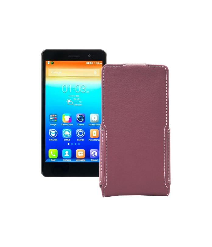 Чохол-флип з екошкіри для телефону Lenovo S860
