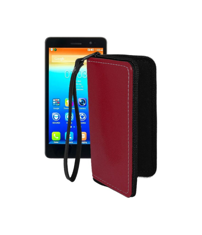 Чохол-гаманець з екошкіри для телефону Lenovo S860