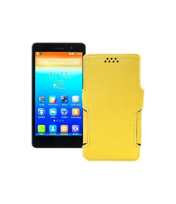 Чохол-книжка з екошкіри для телефону Lenovo S860