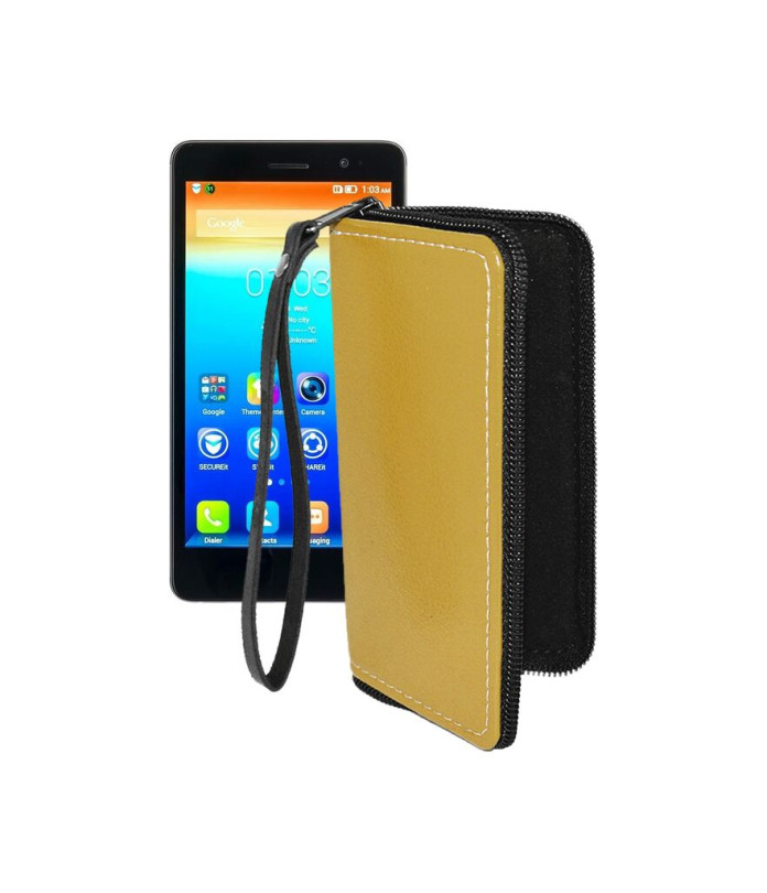 Чохол-гаманець з екошкіри для телефону Lenovo S860