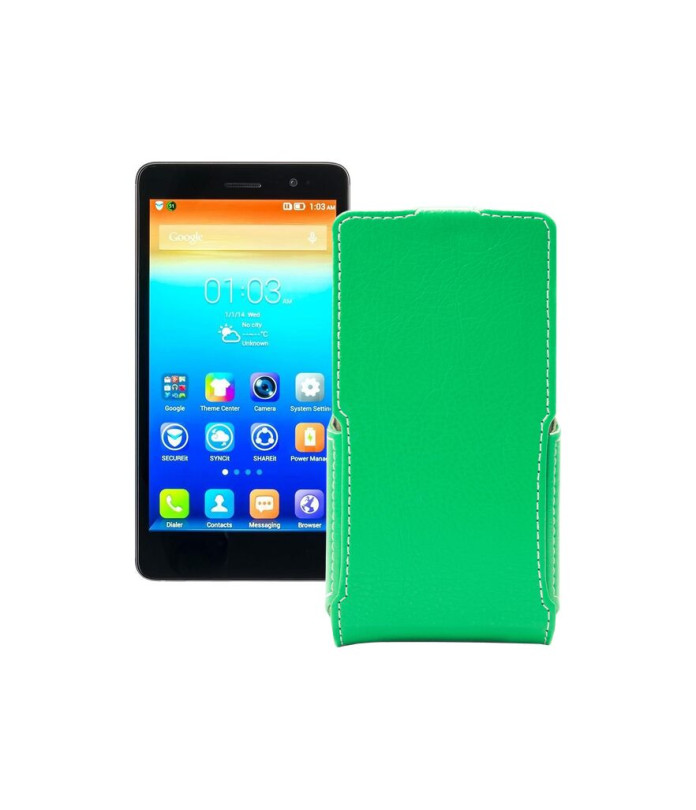 Чохол-флип з екошкіри для телефону Lenovo S860