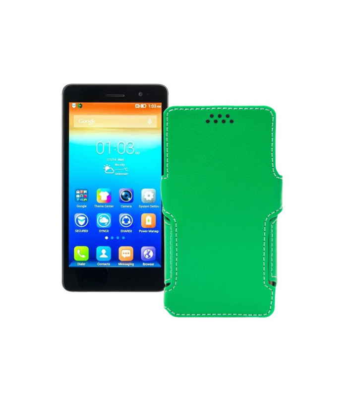 Чохол-книжка з екошкіри для телефону Lenovo S860