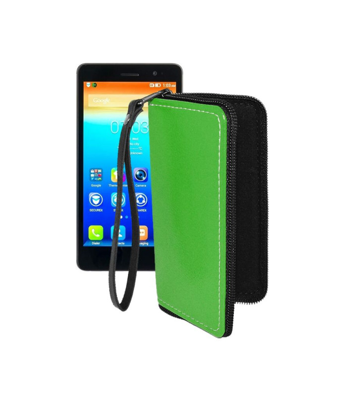 Чохол-гаманець з екошкіри для телефону Lenovo S860