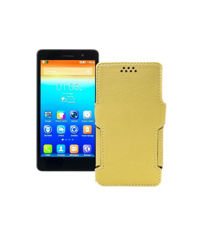 Чохол-книжка з екошкіри для телефону Lenovo S860