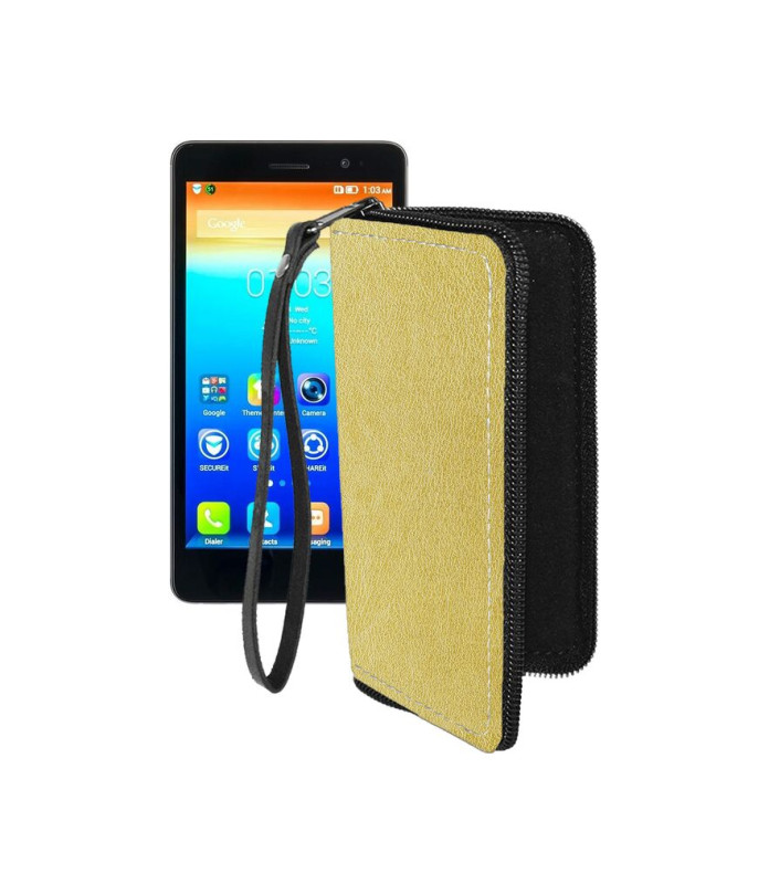 Чохол-гаманець з екошкіри для телефону Lenovo S860