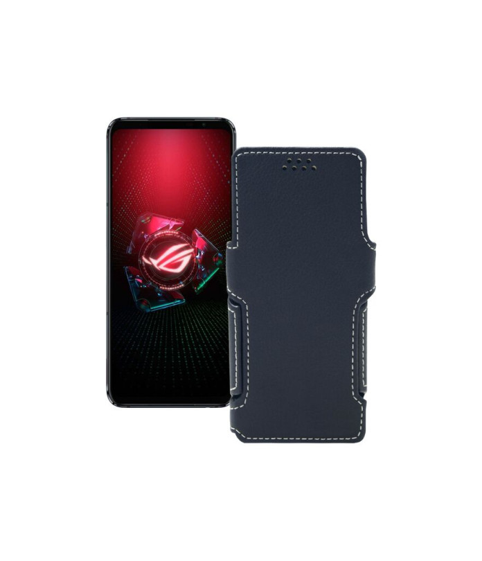 Чохол-книжка з екошкіри для телефону Asus ROG Phone 5