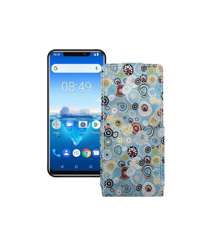 Чохол-флип з екошкіри для телефону Oukitel C12 Pro