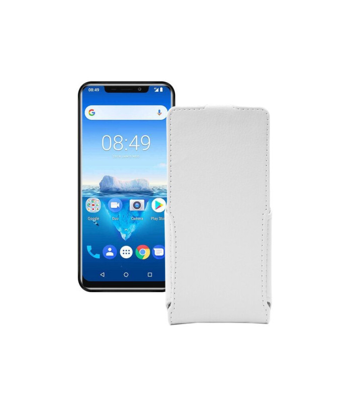 Чохол-флип з екошкіри для телефону Oukitel C12 Pro