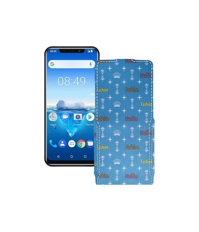 Чохол-флип з екошкіри для телефону Oukitel C12 Pro