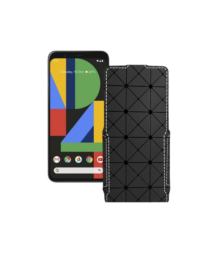 Чохол-флип з екошкіри для телефону Google Pixel 4