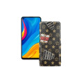 Чохол-флип з екошкіри для телефону Huawei Enjoy 10