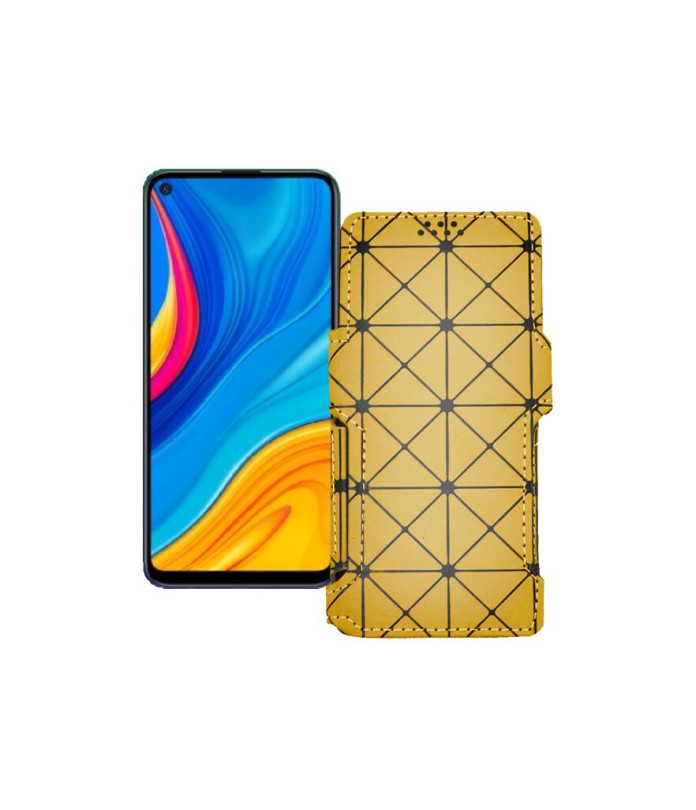 Чохол-книжка з екошкіри для телефону Huawei Enjoy 10