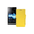 Чохол-книжка з екошкіри для телефону Sony Xperia С С2305