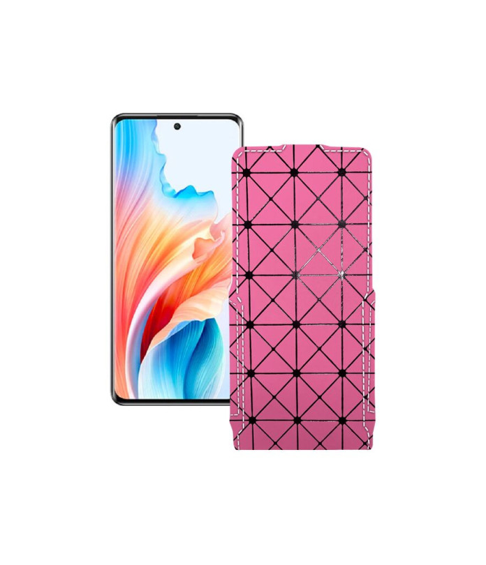 Чохол-флип з екошкіри для телефону OPPO A2 Pro