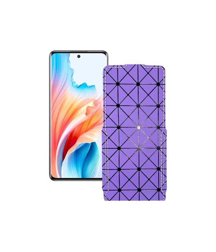 Чохол-флип з екошкіри для телефону OPPO A2 Pro