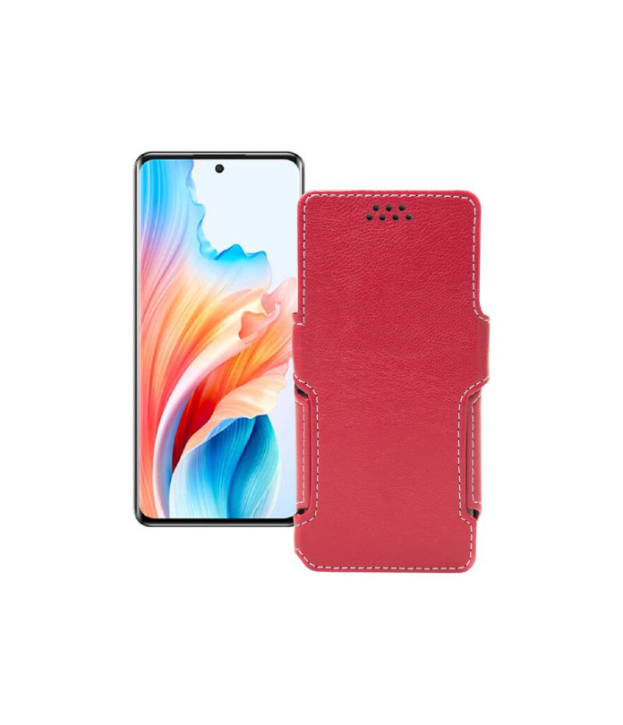 Чохол-книжка з екошкіри для телефону OPPO A2 Pro