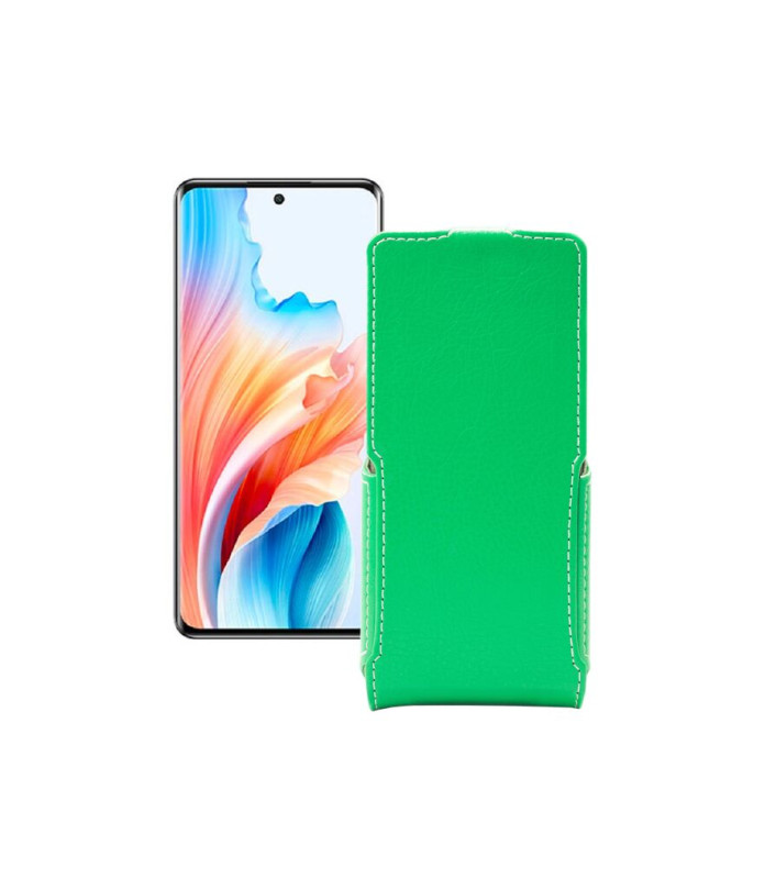 Чохол-флип з екошкіри для телефону OPPO A2 Pro