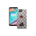 Чохол-флип з екошкіри для телефону OnePlus 5T