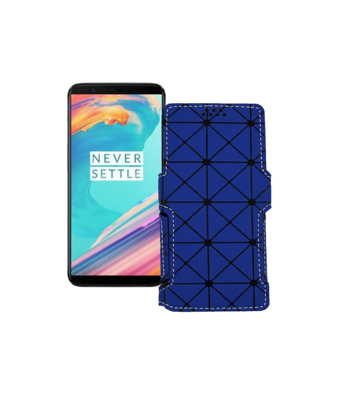 Чохол-книжка з екошкіри для телефону OnePlus 5T