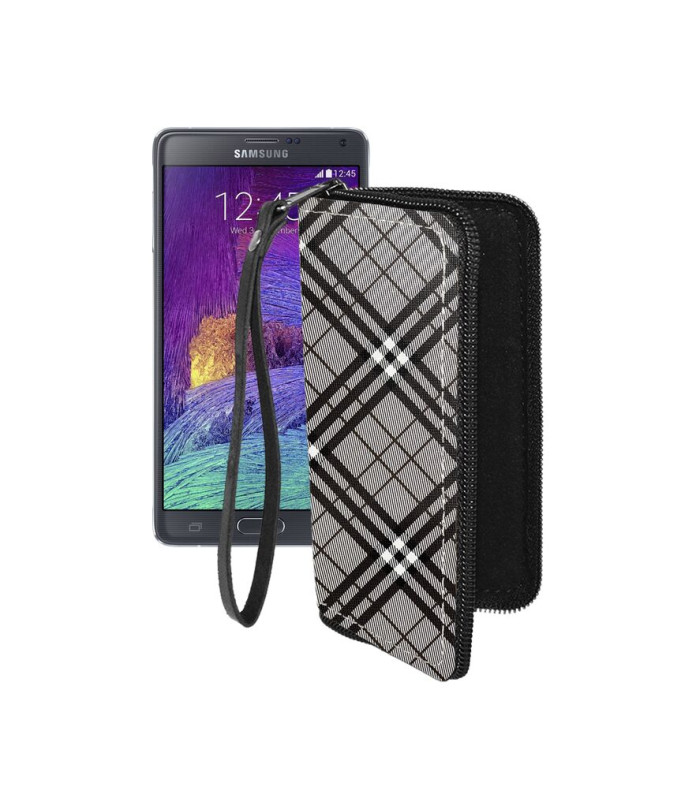 Чохол-гаманець з екошкіри для телефону Samsung Galaxy Note 4 (N910)