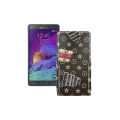 Чохол-флип з екошкіри для телефону Samsung Galaxy Note 4 (N910)