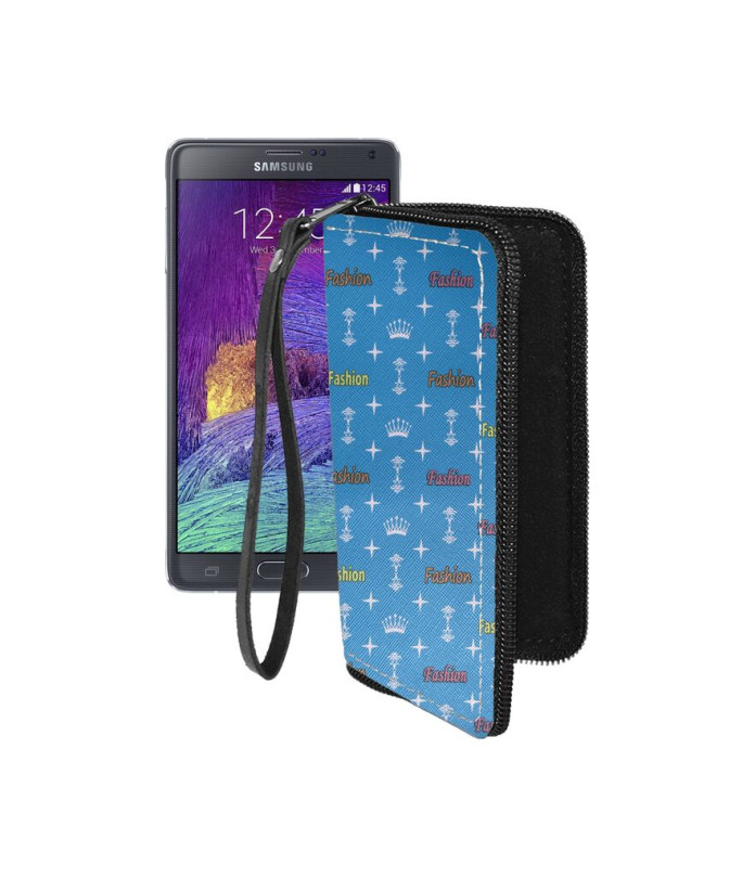 Чохол-гаманець з екошкіри для телефону Samsung Galaxy Note 4 (N910)