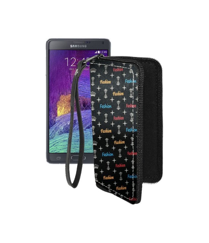 Чохол-гаманець з екошкіри для телефону Samsung Galaxy Note 4 (N910)