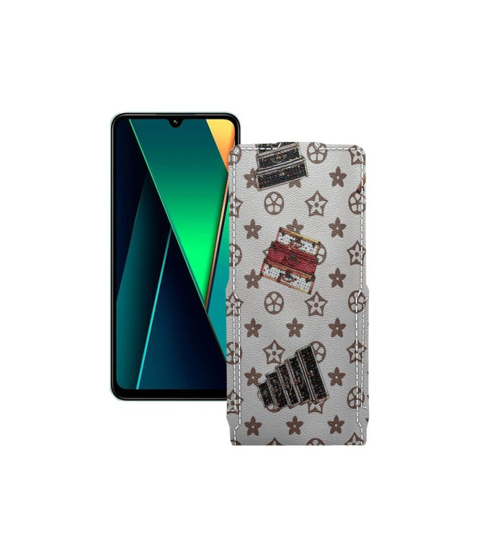 Чохол-флип з екошкіри для телефону Xiaomi Poco C75 5G