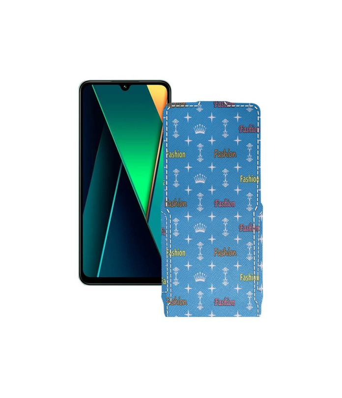 Чохол-флип з екошкіри для телефону Xiaomi Poco C75 5G