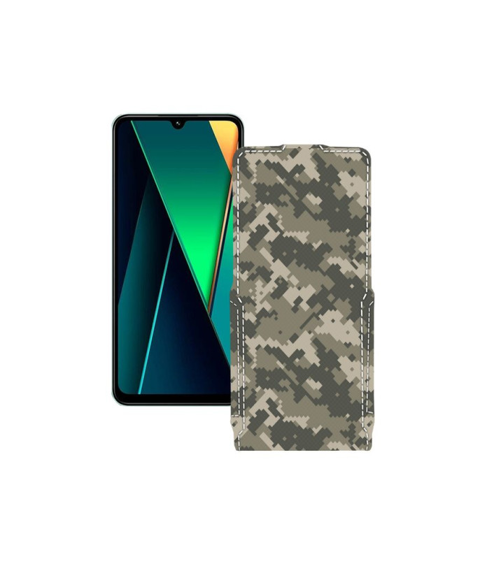 Чохол-флип з екошкіри для телефону Xiaomi Poco C75 5G