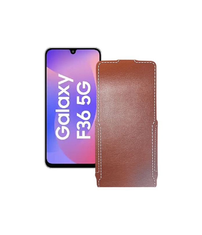 Чохол-флип з екошкіри для телефону Samsung Galaxy F36 5G (E366)