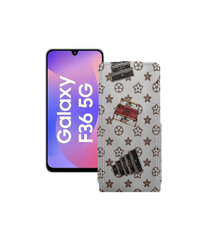 Чохол-флип з екошкіри для телефону Samsung Galaxy F36 5G (E366)