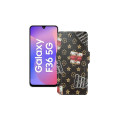 Чохол-книжка з екошкіри для телефону Samsung Galaxy F36 5G (E366)