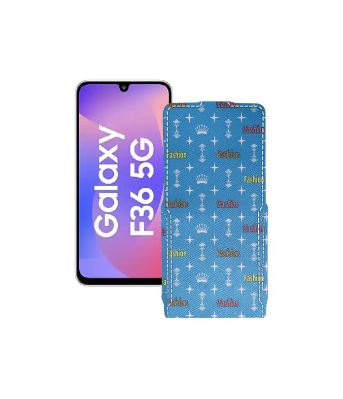 Чохол-флип з екошкіри для телефону Samsung Galaxy F36 5G (E366)