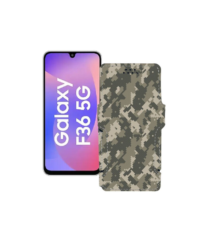 Чохол-книжка з екошкіри для телефону Samsung Galaxy F36 5G (E366)