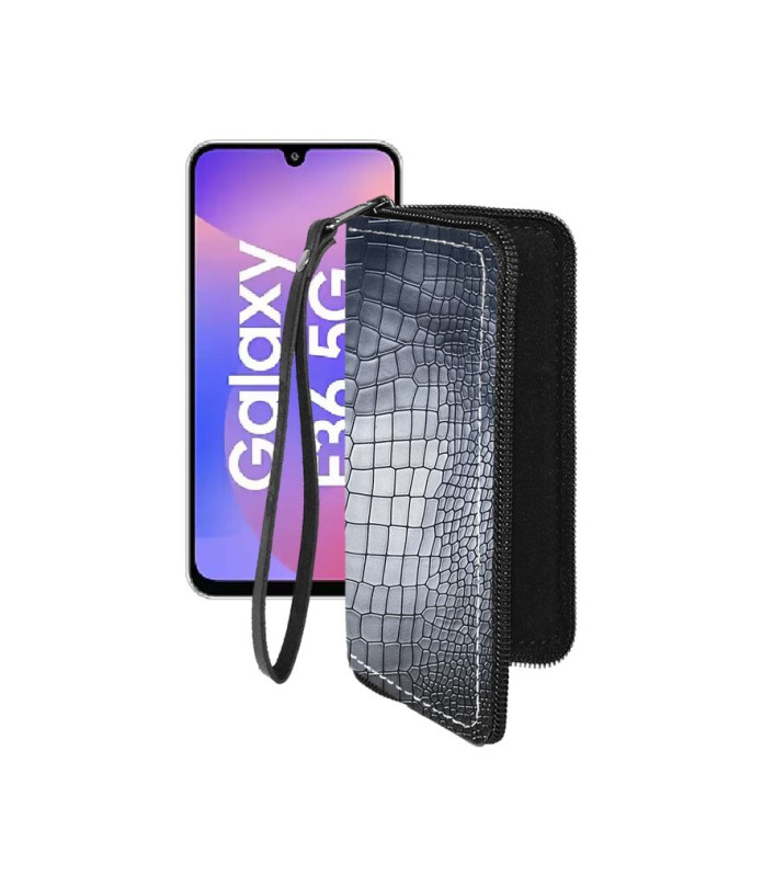 Чохол-гаманець з екошкіри для телефону Samsung Galaxy F36 5G (E366)